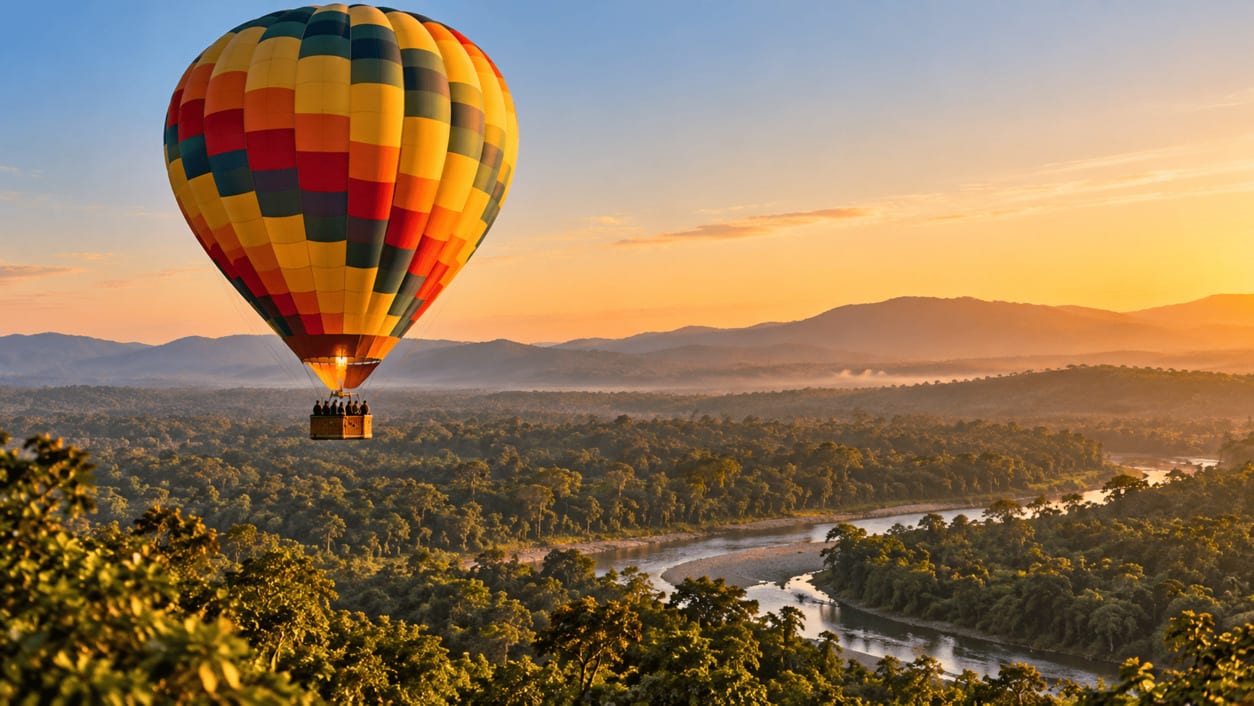 Hot Air Balloon near Corbett