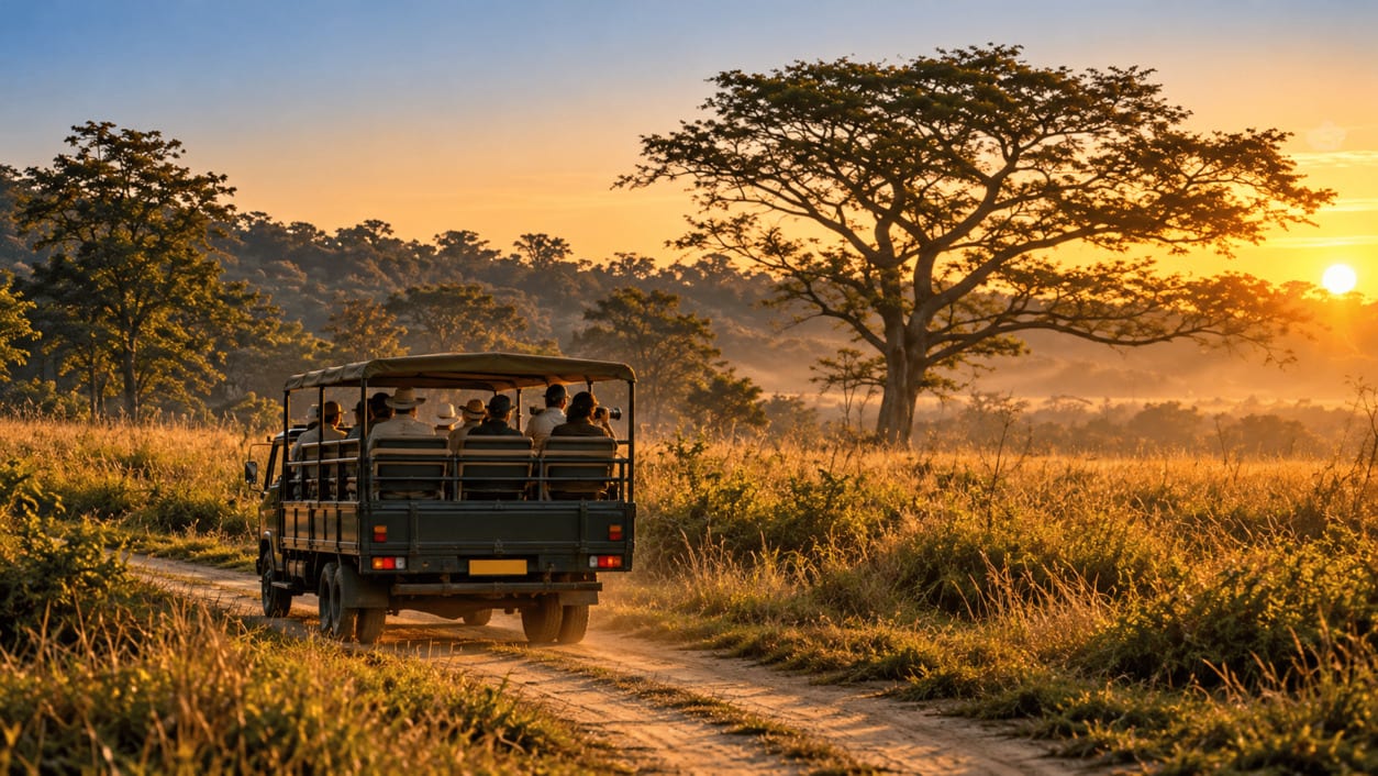 Illustrative canter safari photograph