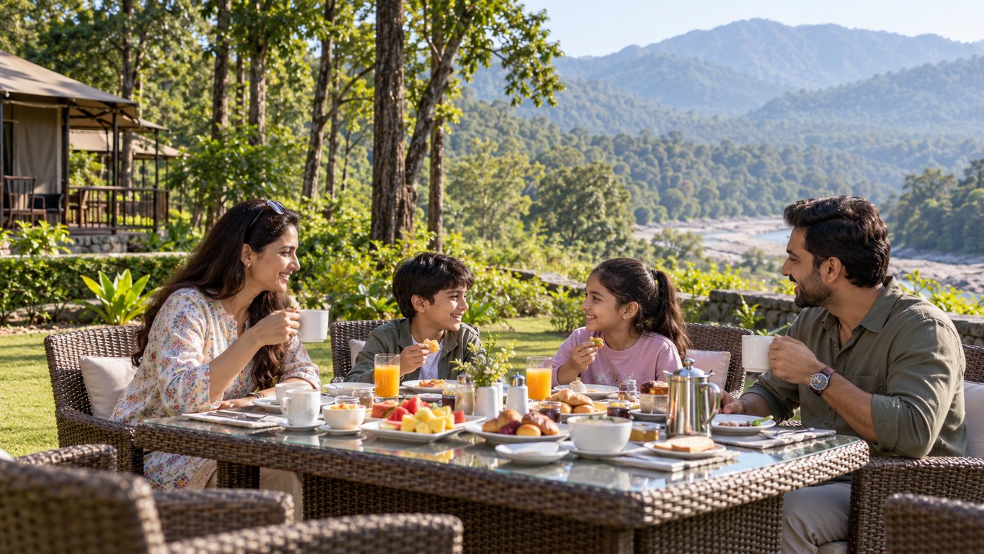 Jim Corbett Family Tour Package — illustrative travel scene