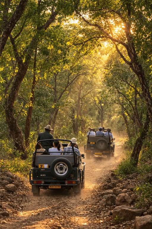 Illustrative Corbett-region photography for the Jhirna safari guide
